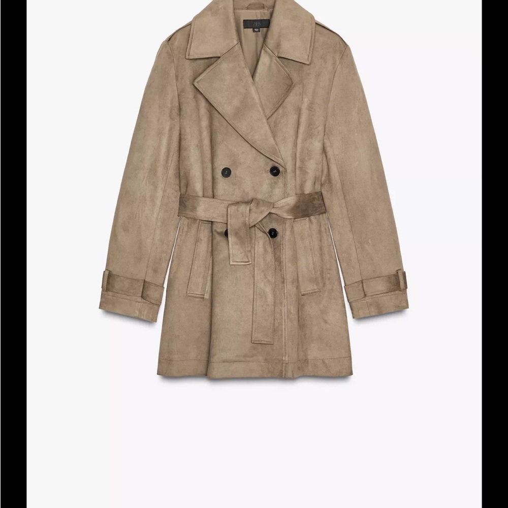 Zara Women's Beige Trench Coat